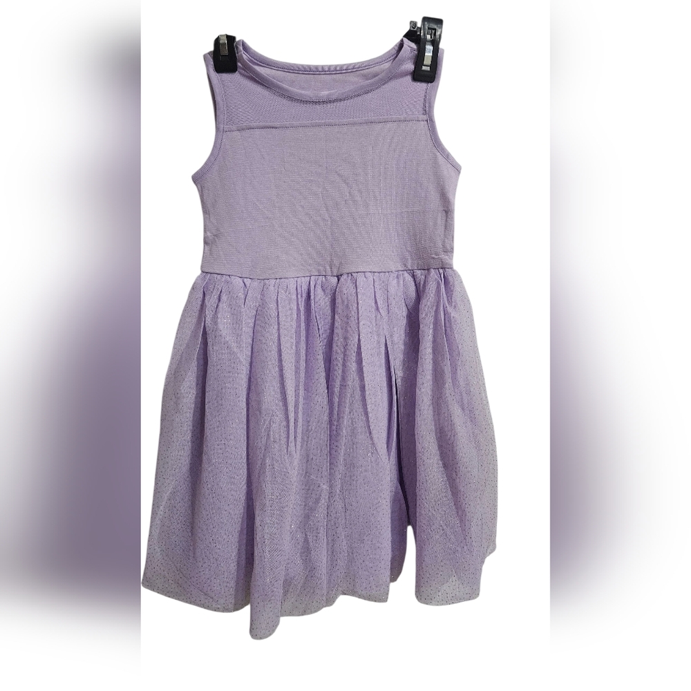 Charming Lilac Sleeveless Kids Dress